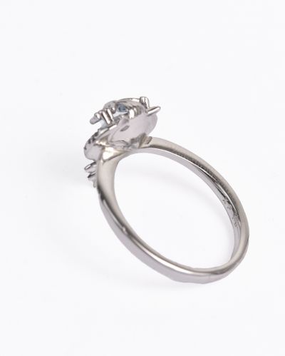 bague pierre hibou  bleu