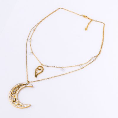 Collier double chaine N°68