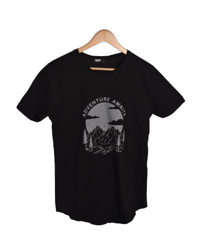 T-shirt NOIR 2 *ADVENTURE AWAITS*