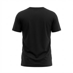 DEPART T-SHIRT HOMME NOIR 100% COTON SIMPLE