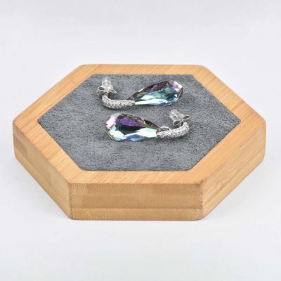 purple teardrop inlay