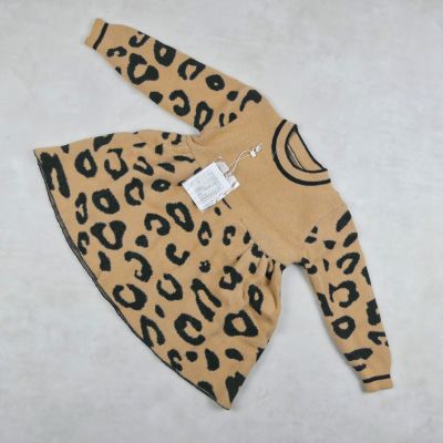 ROBE LEOPARD LAIN MARRON