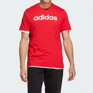 ADIDAS Essentials Single Jersey Linear Embroidered Logo Tee