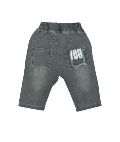 Pantalon jeans GRIS LD FAMOUS BRARO POP FASHION 