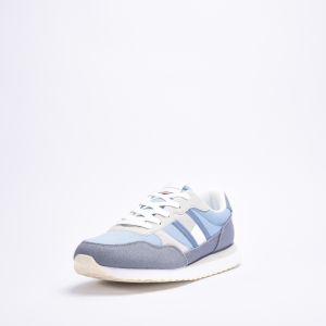 FLAG LOW CUT LACE-UP SNEAKER DENIM/GREY