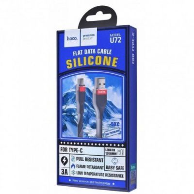 Hoco “U72 Forest” Cable Type-C ( BLACK )