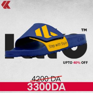 CLAQUETTE AH68M NAVY BLUE YELLOW KITO