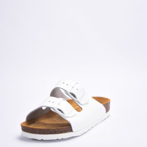  BIRKSBOT  CUIR BLANC