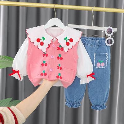 ENSEMBLE 3 pieces cerise