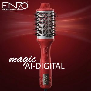 ENZO PROFESSIONAL Brosse thermique Enzo Magic AI 3-en-1 avec technologie ionique – 1500 W
