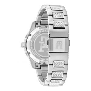 Tommy Hilfiger Stainless Steel Crystal-Embellished