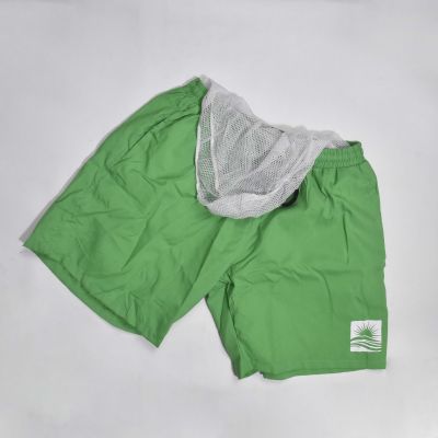 SHORT VERT MOTIF SOLEIL 