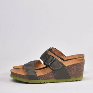 BIRK CUIR VERT