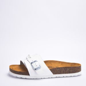  BIRKSBOT  CUIR BLANC