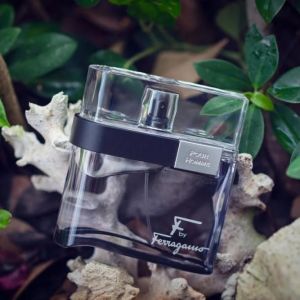 Salvatore Ferragamo  Men\'s F Pour Homme Black EDT Spray 1 oz Fragrances 30ml