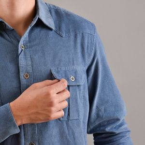 CHEMISE denim léger Bleu