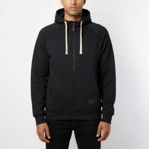 Sweat à capuche zippé homme NOIR