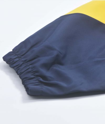 ENSEMBLE 3 PIECES- VESTE BLEU AVEC LE JAUNE 