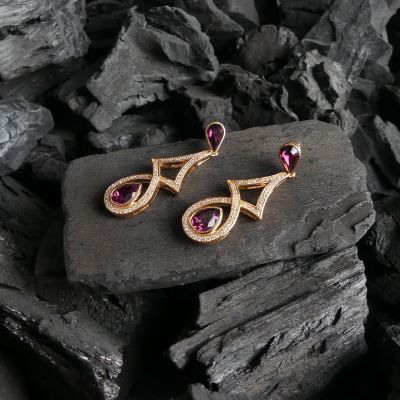 Boucles d'oreilles or couleur move