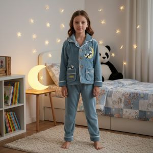 	pyjama bleu (good night panda )
