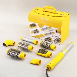 ENZO Professional Styler à Air Chaud Multifonction 8 en 1 avec Technologie Ionique et Moteur BLDC