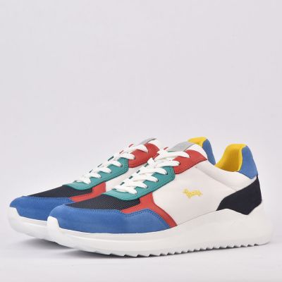 HARMONT AND BLAINE SCARPA UOMO CAMOSCIO AZZURRO 