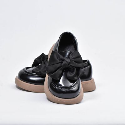 Chaussure Noir A Noeud