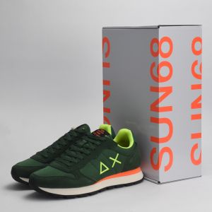 BASKET SUN68 TOM FLUO-37-VERDE SCURO