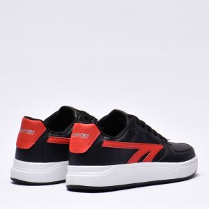 HI TEC VARSITY COURT BLACK RED