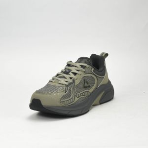 PEAK TRAINING RUNNING SHOES-ASPHALT GREEN/MAGNETIC GREY