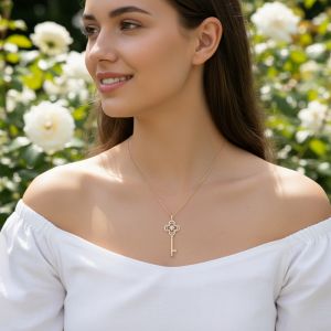 UNLOCKED AQUAMARINE NECKLACE