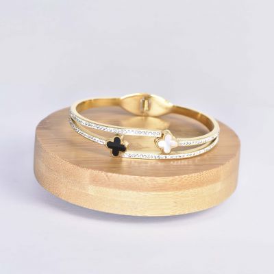 BRACELET TRÈFLES JUMEAUX