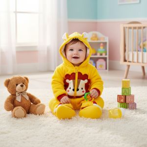 grenouillère JAUNE LION 