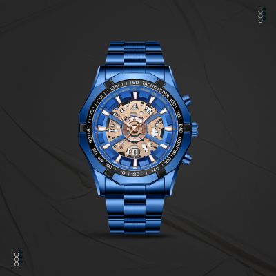 Montre Homme BINBOND SPORT BLEU