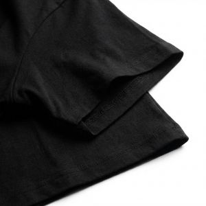 DEPART T-SHIRT HOMME NOIR 100% COTON SIMPLE