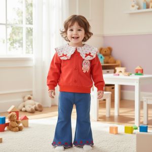 ENSEMBLE 2 pcs t-shirt rouge