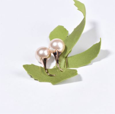 ROSE PEARL EARRINGS