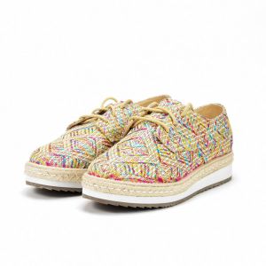 ANDRÉ ESPADRILLES FEMME HARMONICA TEXTILE BEIGE