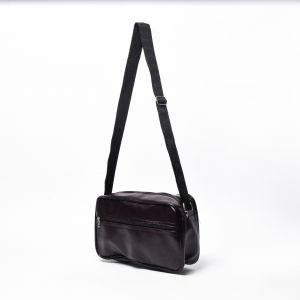 Sac Bandoulière Urbain en Simili Cuir Rouge terre brûlée