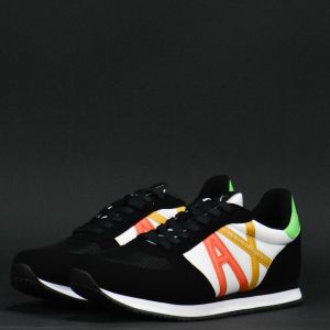 ARMANI EXCHANGE SNEAKER STAND BLACK/MULTICOLOR