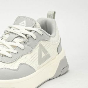 PEAK SPORTS SHOES-WHITE/GREY