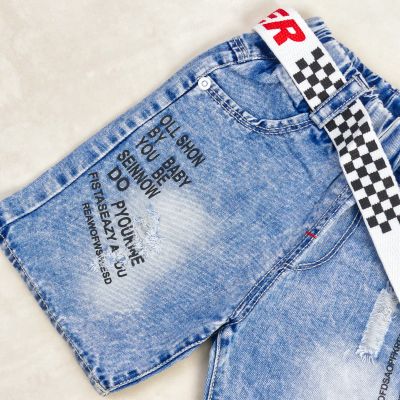 SHORT JEANS BLEU  'OLL SHON BY YOU' 002