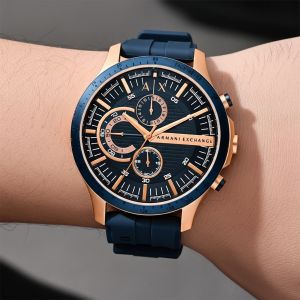 Montre Armani Exchange Quartz Blue Dial