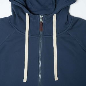 Sweat à capuche zippé homme SALVA BLUE