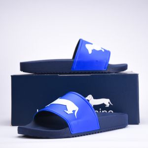 HARMONT AND BLAINE CIABATTA UOMO EVA - LOGO BLU - BIANCO  