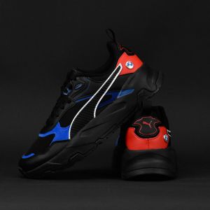 PUMA BMW MMS TRINITY  BLACK PRO-BLUE POP RED