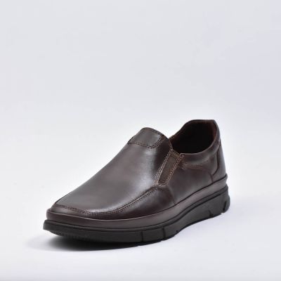 MOCASSINS CUIR MARRON