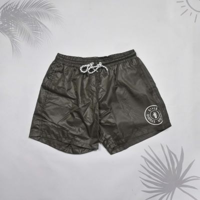 SHORT VERT MILITAIRE MOTIF  STUDIO STYLE