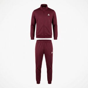 PEAK Knitted Tracksuit-Burgundy