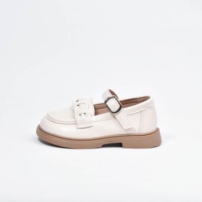Chaussure Bande de nœuds Beige